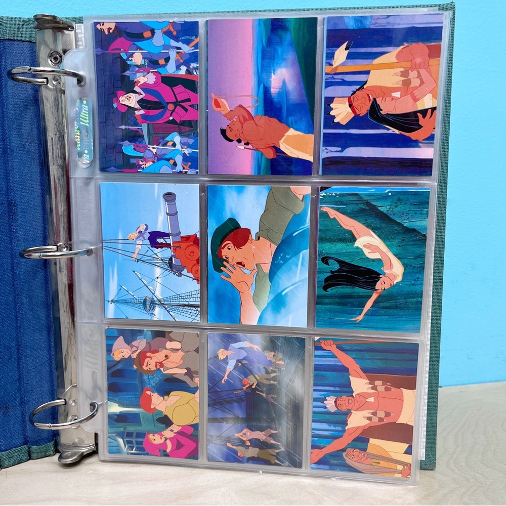 skybox | disney pocahontas trading cards 1995 vintage complete set + duplicates